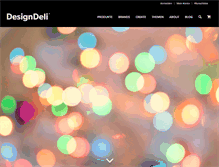 Tablet Screenshot of design-deli.com